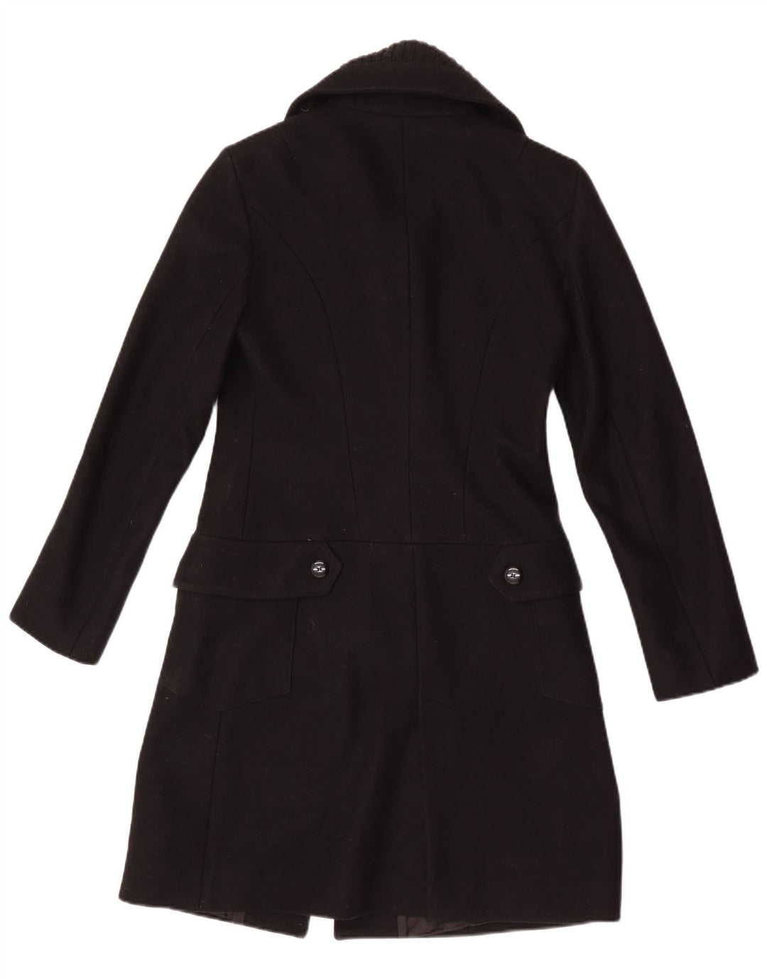 Patrizia Pepe Damen Mantel UK 8 Small Schwarz