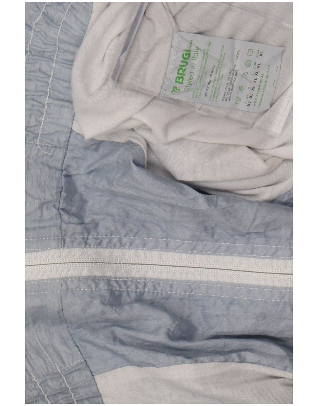 BRUGI Herren-Trainingsanzugoberteil mit lockerer Passform und Grafik, XL, Blau, Polyester