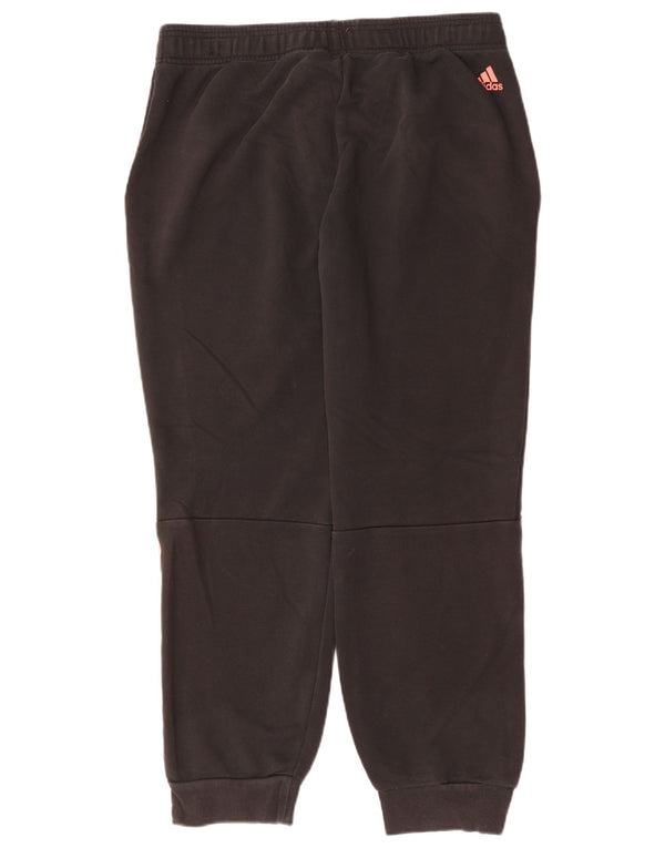 ADIDAS Damen Graphic Trainingshose Jogger UK 20/22 XL Schwarz Baumwolle