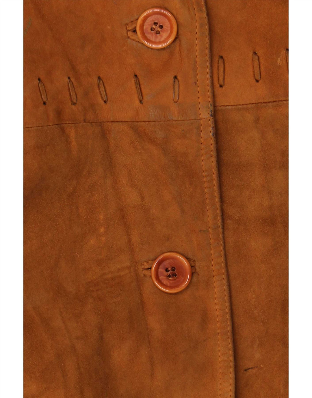 Conbipel Damen Übergroße Wildlederjacke IT 46 Large Braun