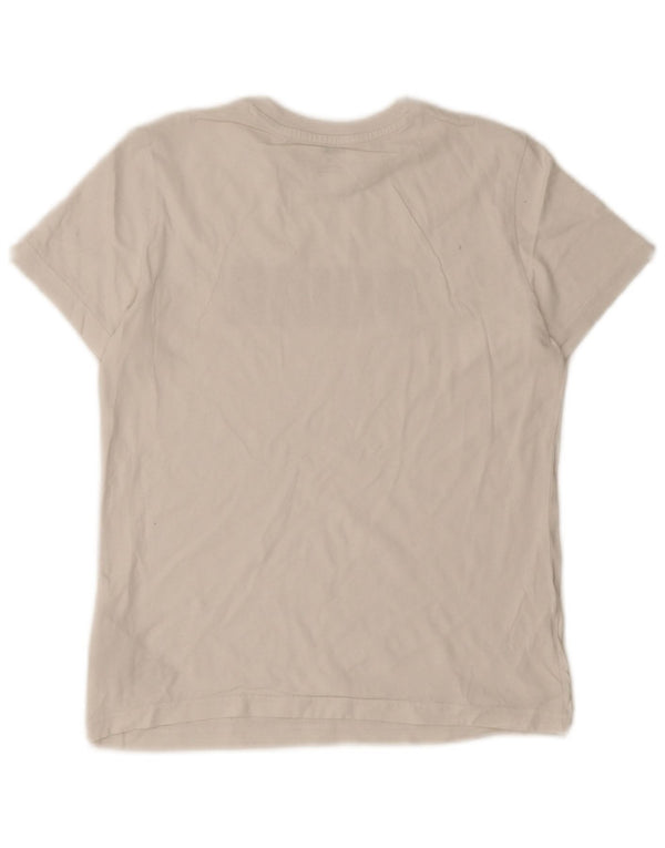 Puma Jungen T-Shirt mit Grafik, 13–14 Jahre, weiße Baumwolle
