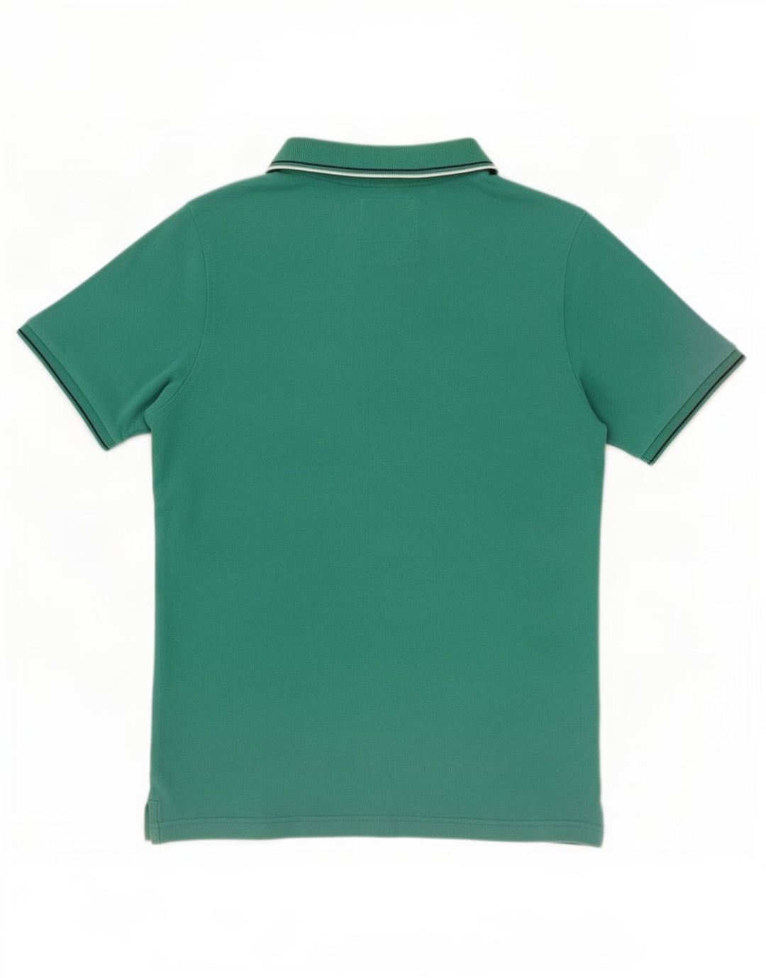 Armani Jeans Herren Poloshirt Mittelgrün gestreift