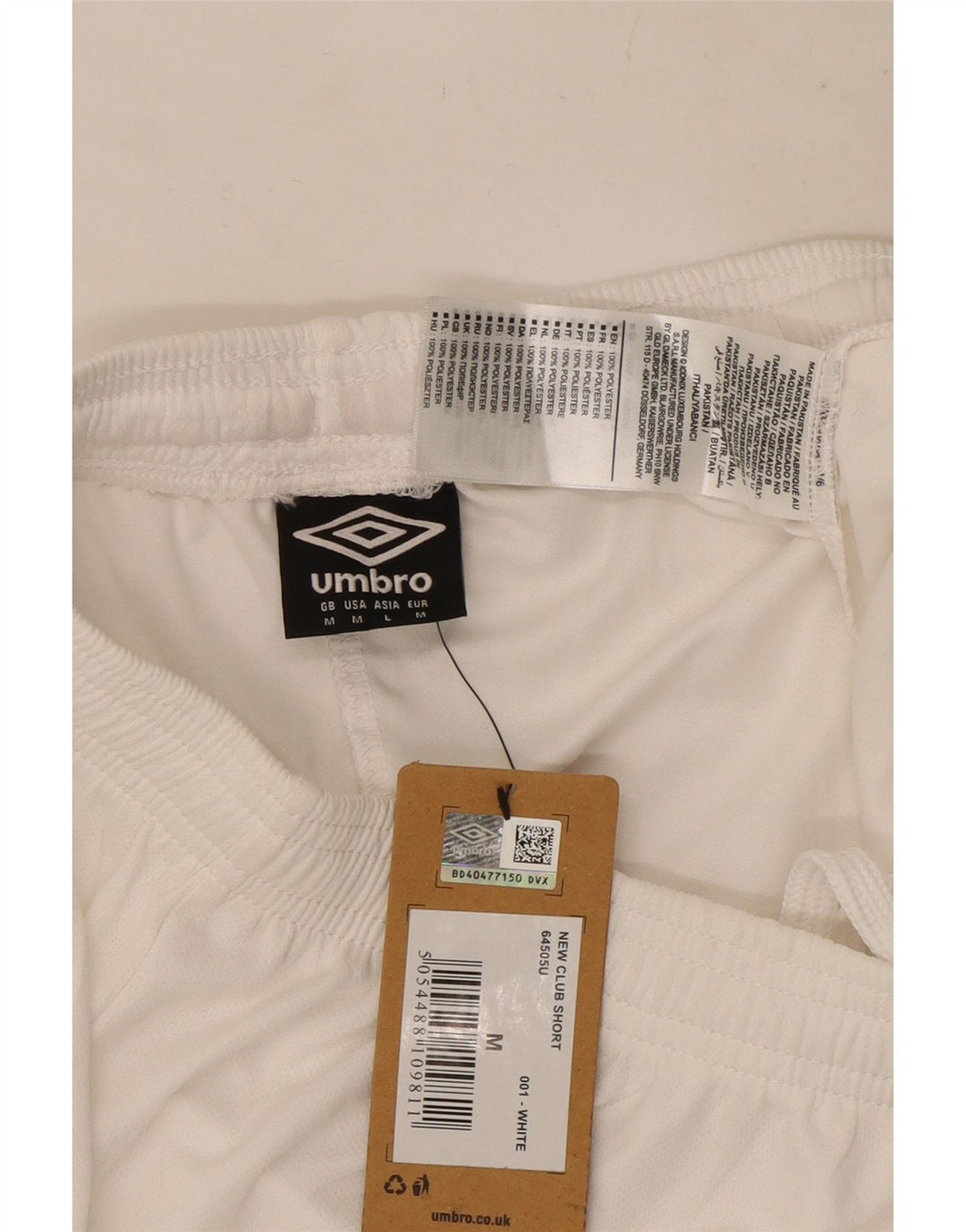 Umbro Herren West Ham United F.C. Sportshorts Mittelweißes Polyester