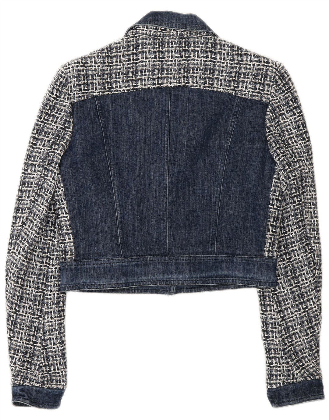 Guess By Marciano Damen Bomberjacke mit abstraktem Muster IT 42 Mittelblau