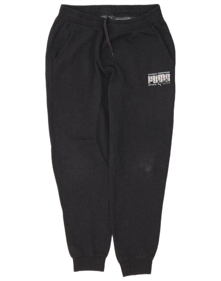 PUMA Herren Grafik-Trainingshose, Jogginghose, Größe L, Schwarz