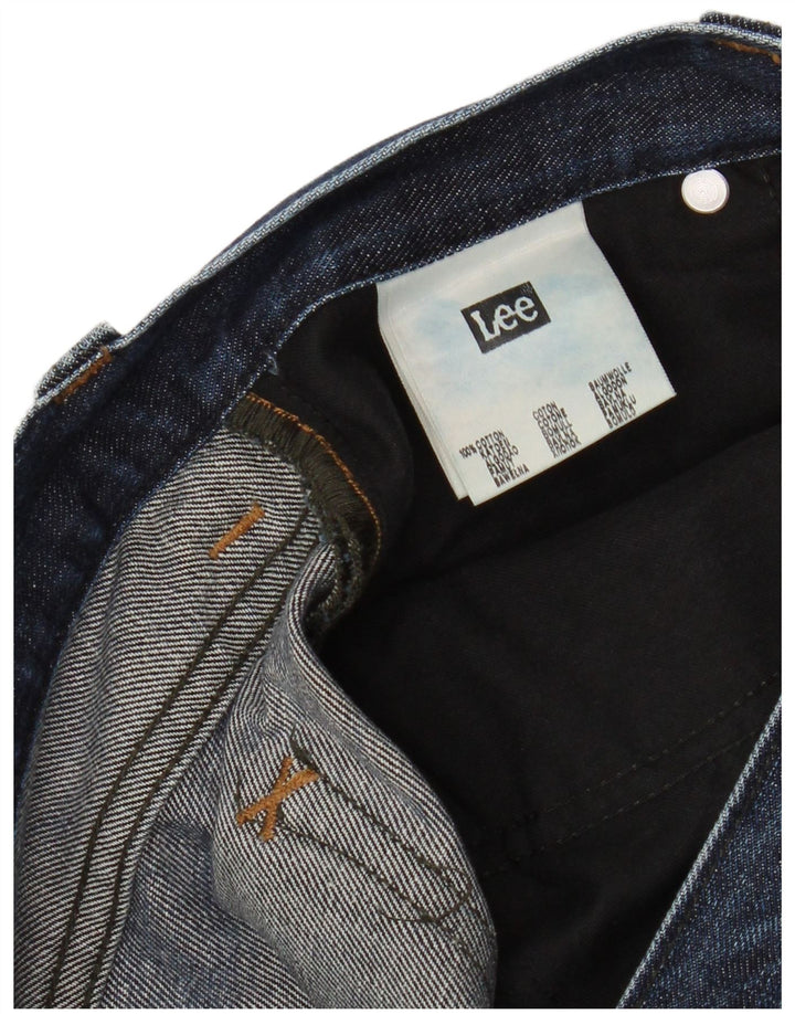 Lee Herren Flint Bootcut Jeans W33 L32 Blaue Baumwolle