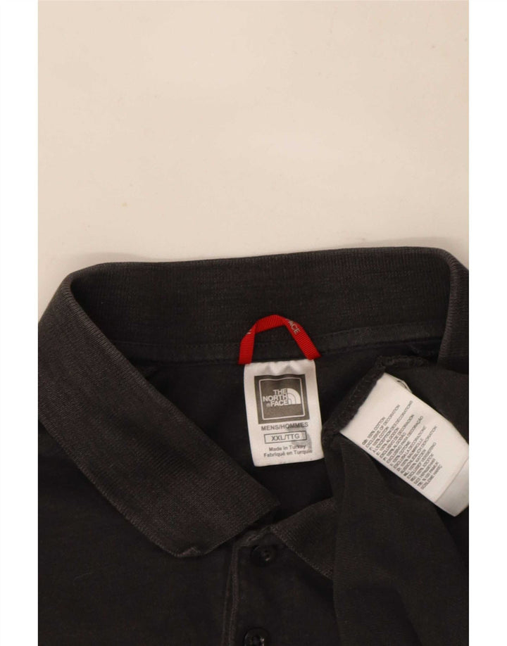 The North Face Herren-Poloshirt 2XL aus grauer Baumwolle