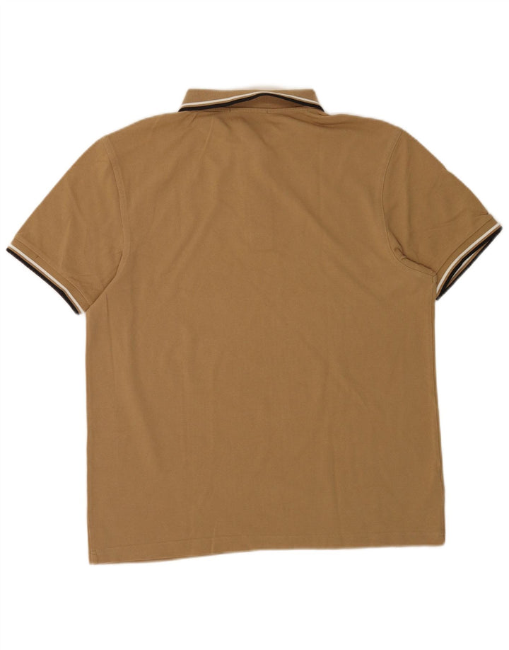 Fred Perry Herren-Poloshirt, große beige Baumwolle