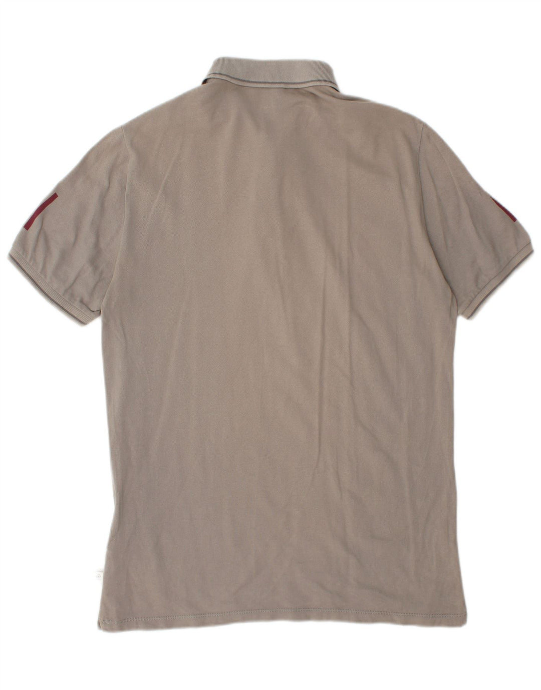 CERRUTI 1881 Herren-Poloshirt mit Grafik, groß, graue Baumwolle