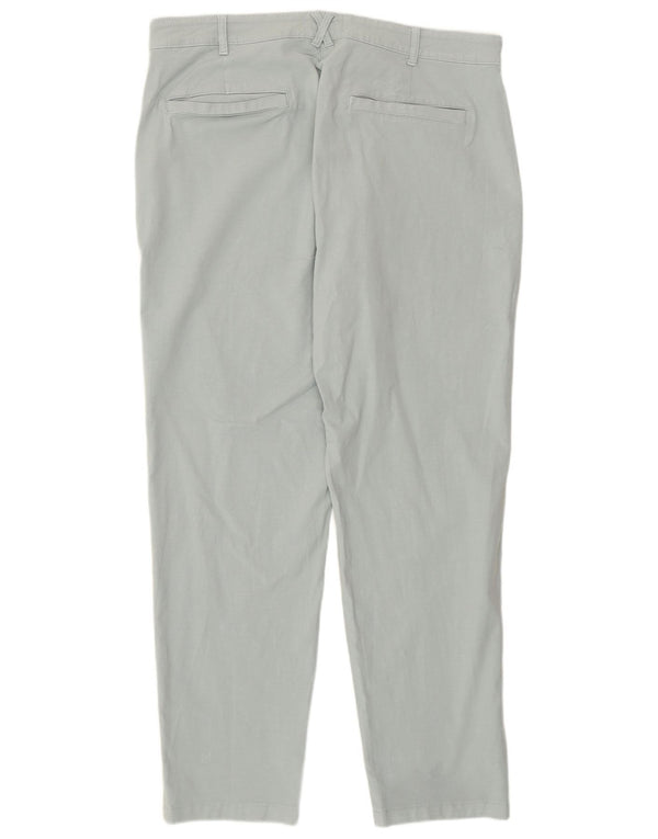 White Stuff Tapered Chino-Hose für Damen, UK 16, Größe L, W36, L28, Blau, Baumwolle