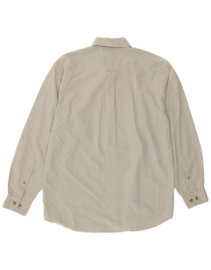 Columbia Herrenhemd Mittelgrau kariert aus Modal