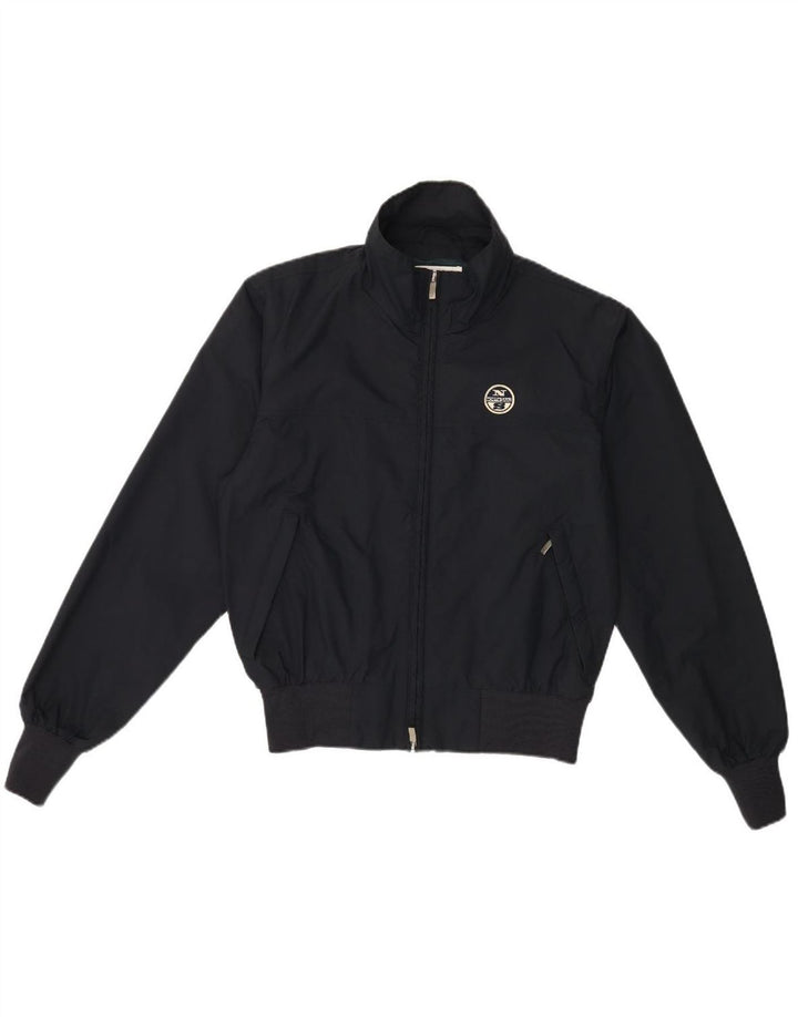NORTH SAILS Mens Bomber Jacket UK 36 Small Navy Blue Polyamide