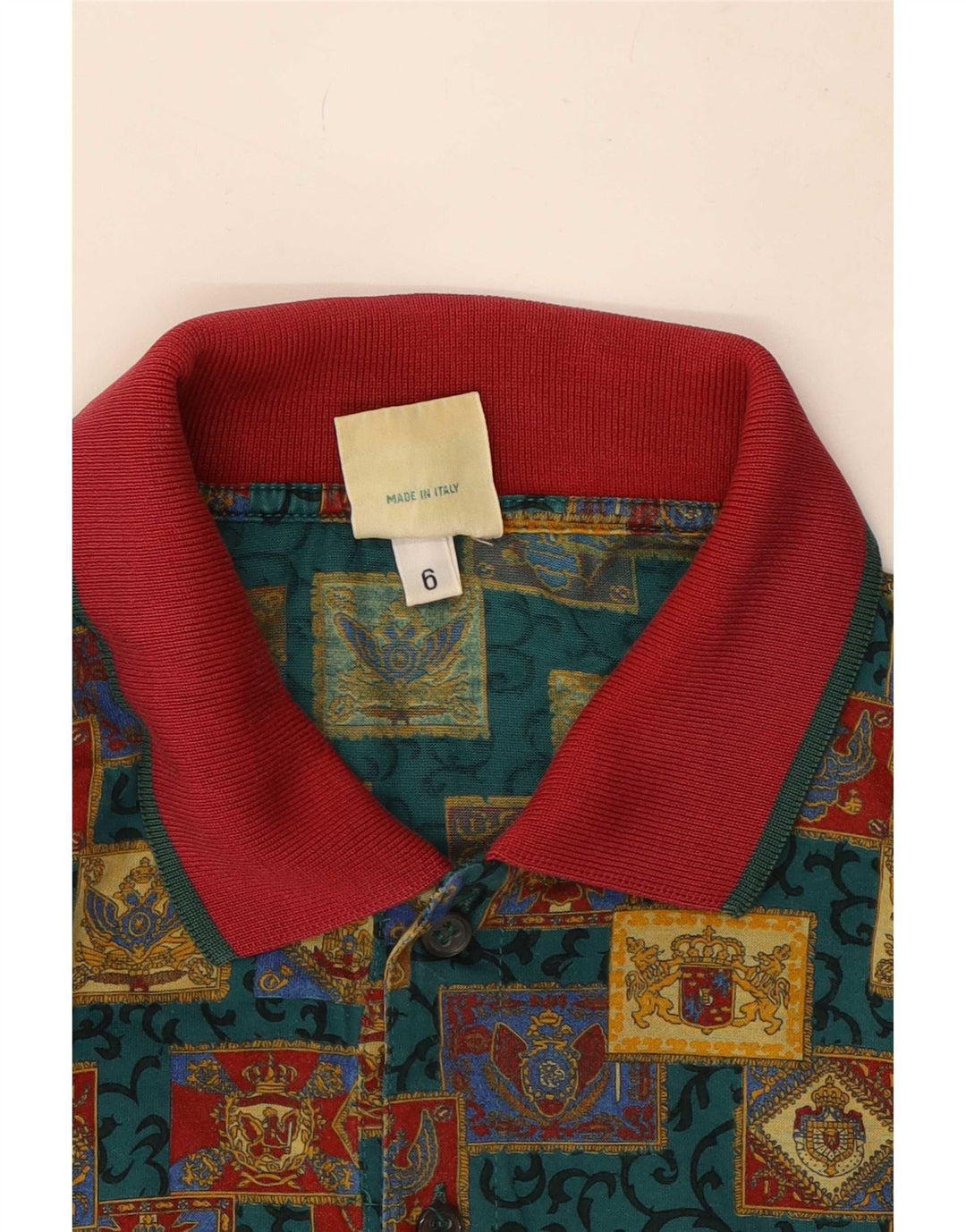 Mango Herren-Poloshirt, groß, mehrfarbig, geometrisch