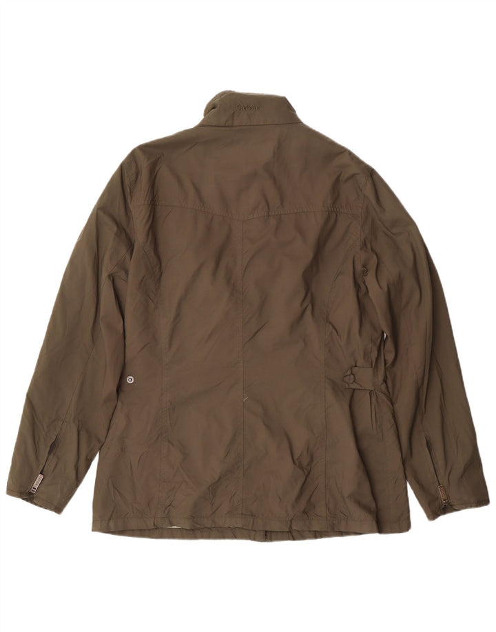 Barbour Damen Utility-Jacke UK 14 Large Khaki Polyamid