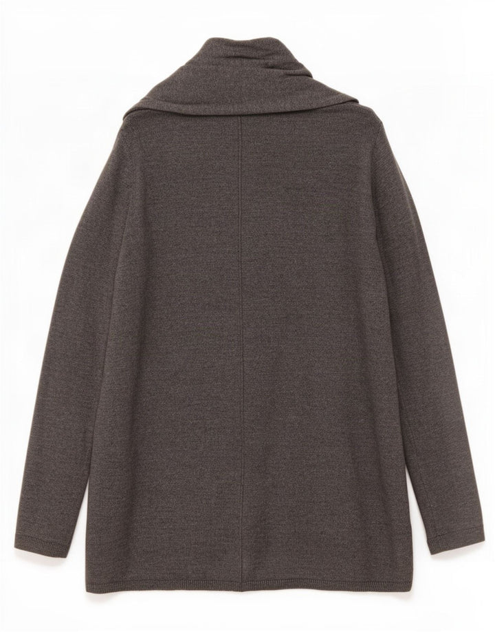 Offener Strickjackenpullover für Damen von Zara, Gr. 10, klein, Grau
