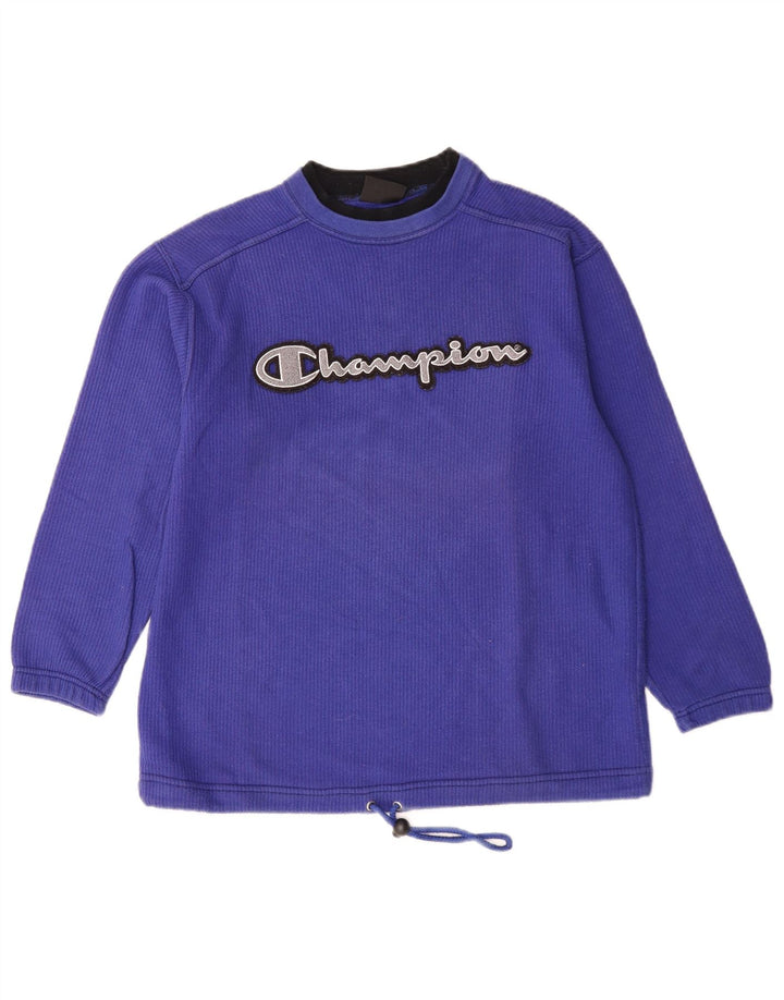 Champion Sweatshirt mit Grafik für Jungen, 11–12 Jahre, blaue Baumwolle