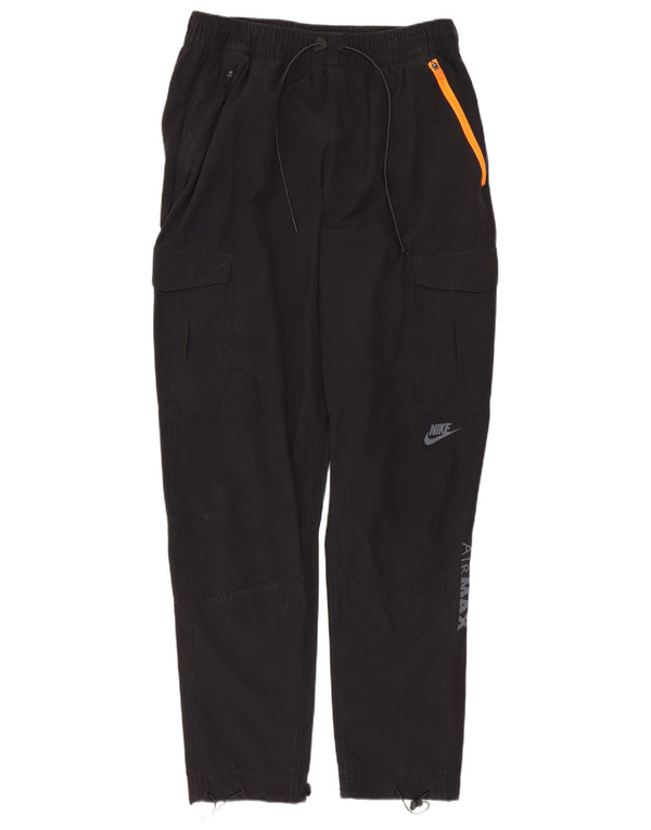 Nike Mens Cargo Tracksuit Trousers Large  Black Nylon