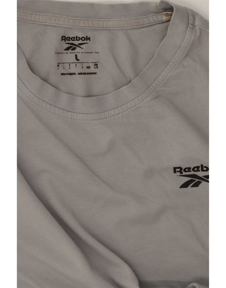 Reebok Herren T-Shirt Top Large Grau
