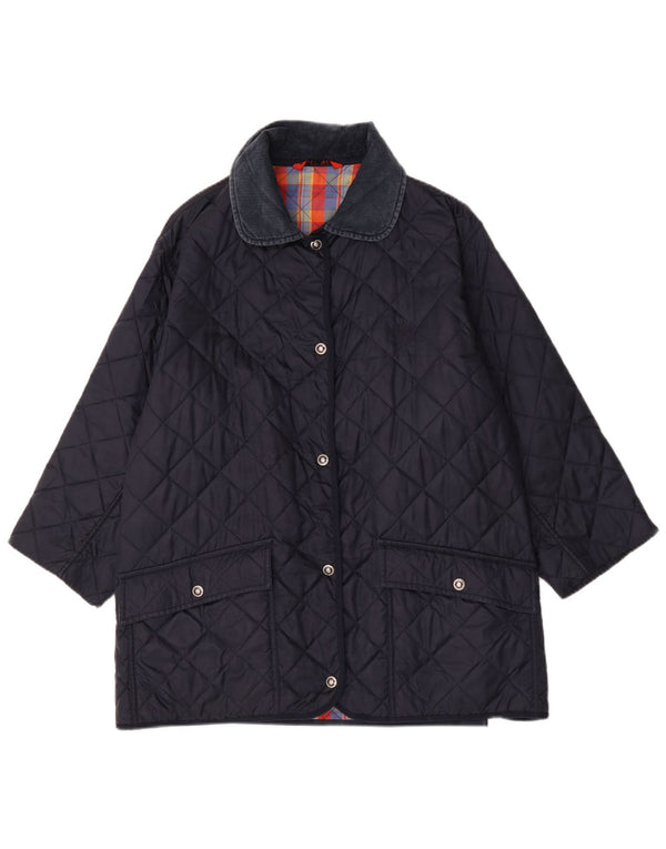 Belfe & Belfe Herren-Steppjacke IT 44 Mittelmarineblaues Polyester
