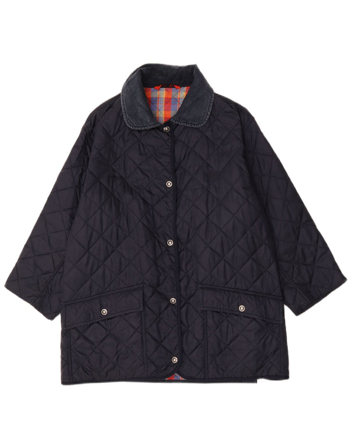 Belfe & Belfe Herren-Steppjacke IT 44 Mittelmarineblaues Polyester