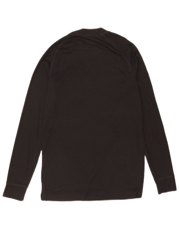 Mountain Warehouse Herren-Oberteil, langärmelig, Größe S, Schwarz, Polyester
