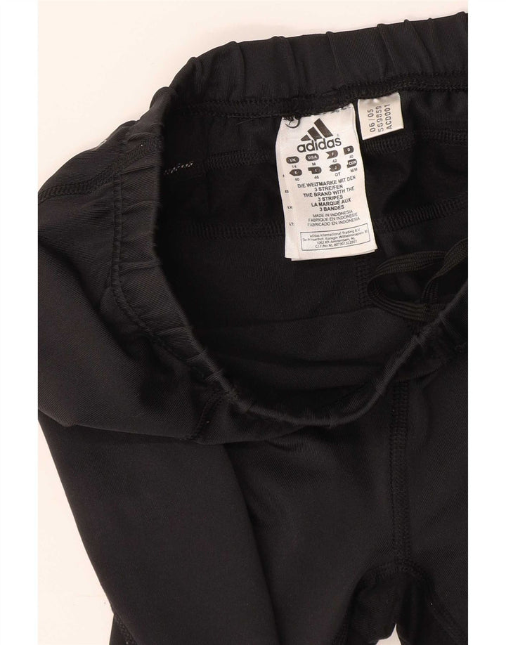 Adidas Damen Climacool Trainingshose UK 14 Medium Schwarz Polyester