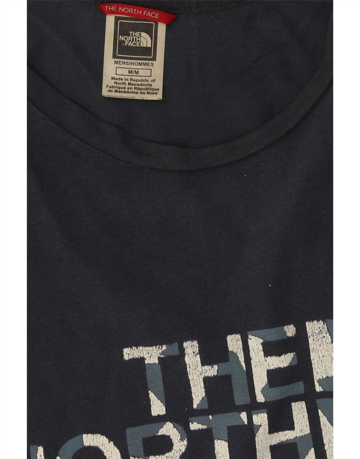 The North Face Herren Grafik-T-Shirt-Oberteil Mittelblau