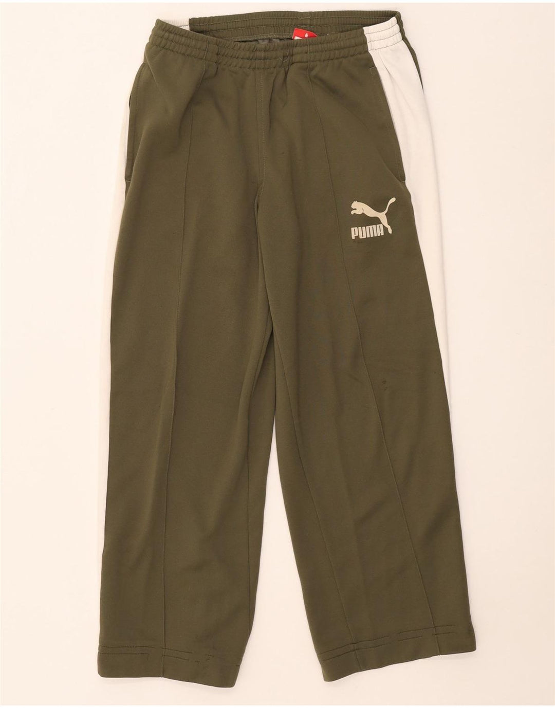 Puma Herren-Trainingshose, groß, Khaki, Farbblock-Polyester