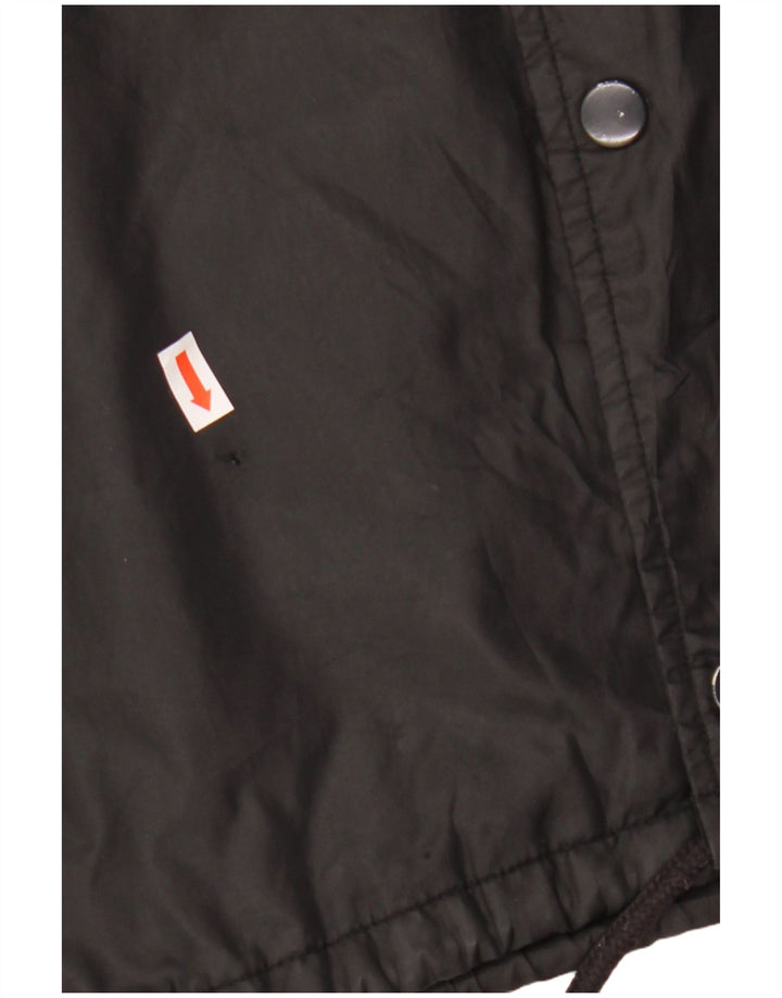 Champion Womens Crop Loose Fit Regenjacke UK 18 XL Schwarz Polyester