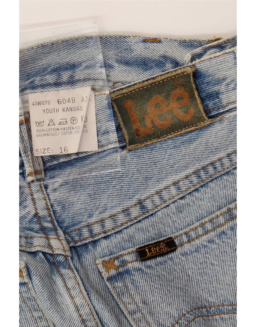 LEE Kansas Tapered Jeans für Mädchen, 15–16 Jahre, W30 L32, blaue Baumwolle
