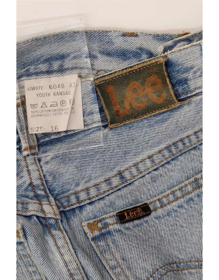 LEE Kansas Tapered Jeans für Mädchen, 15–16 Jahre, W30 L32, blaue Baumwolle