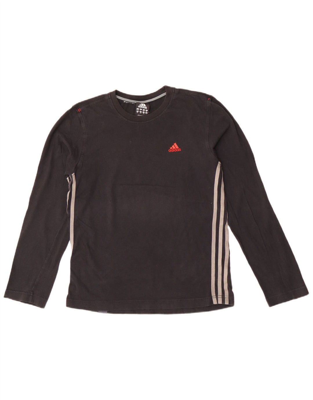 Adidas Jungen Top Langarm 13-14 Jahre Schwarze Baumwolle