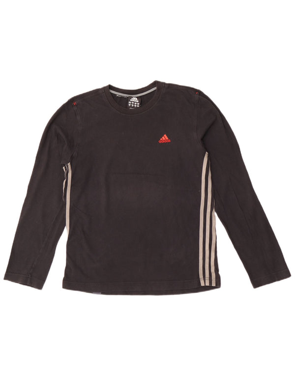 Adidas Jungen Top Langarm 13-14 Jahre Schwarze Baumwolle