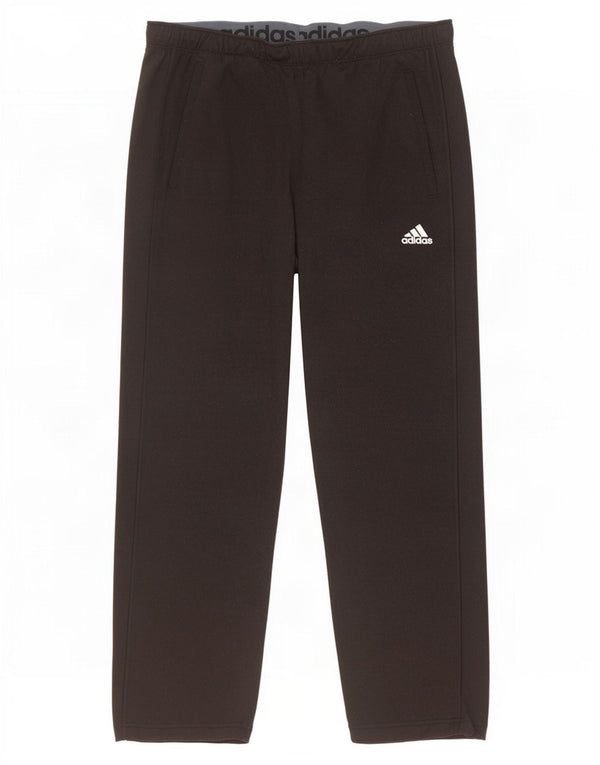 Adidas Herren-Trainingshose, groß, aus schwarzem Polyester