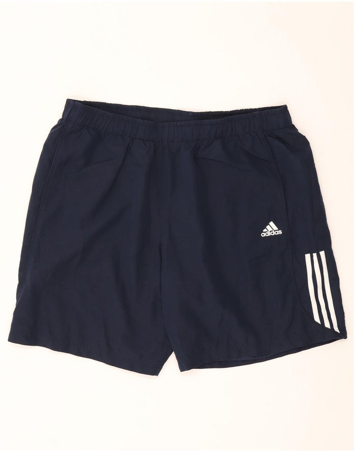 Adidas Herren Climalite Sport Shorts 2XL Marineblau Polyester
