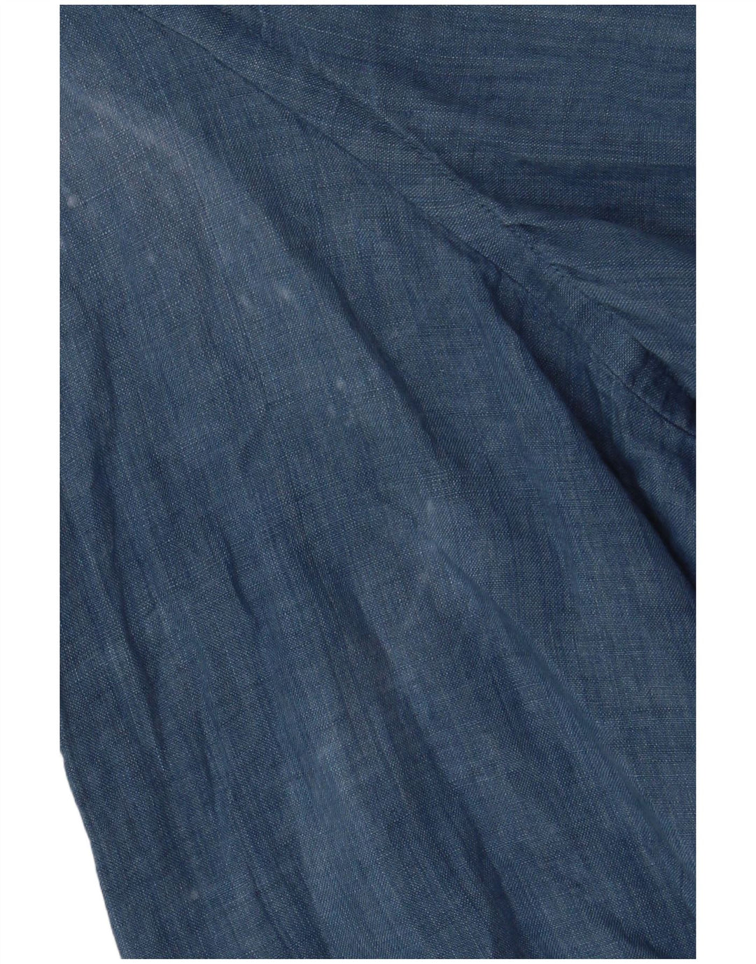 Ralph Lauren Damen Übergroße Kurzarm-Hemdbluse UK 20 2XL Blau