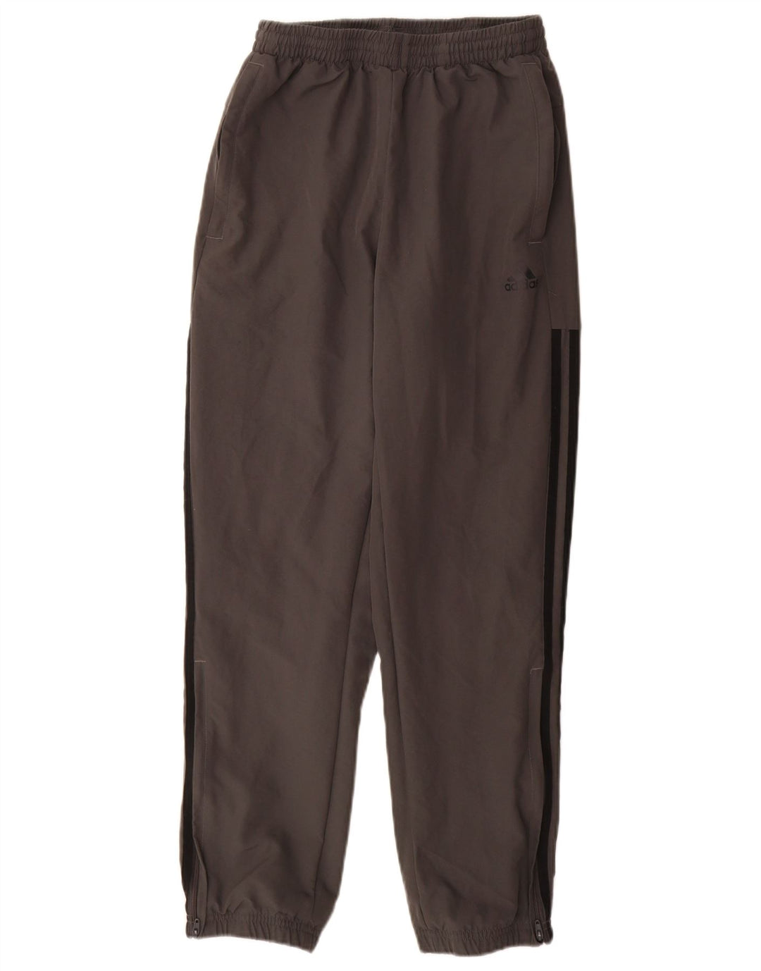 Adidas Herren-Trainingshose, Jogginghose, klein, grau, Polyester