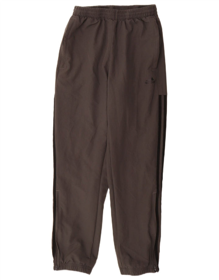 Adidas Herren-Trainingshose, Jogginghose, klein, grau, Polyester