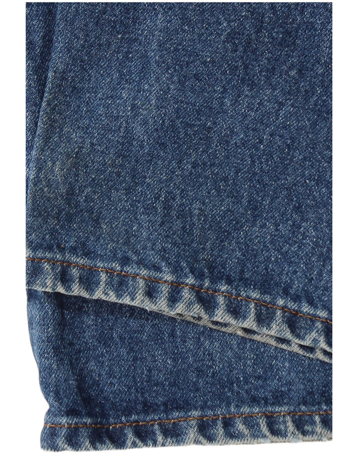 Valentino Damen Straight Jeans W34 L31 Blaue Baumwolle