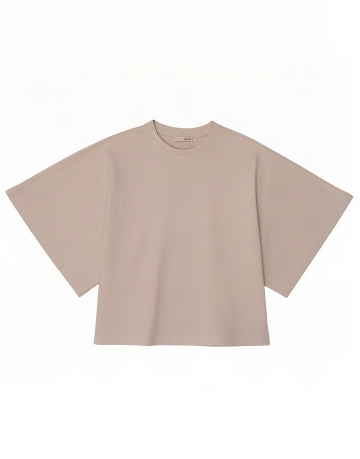 Zara Damen-Bluse mit Fledermausärmeln, UK-Größe 44, mittelweiße Baumwolle