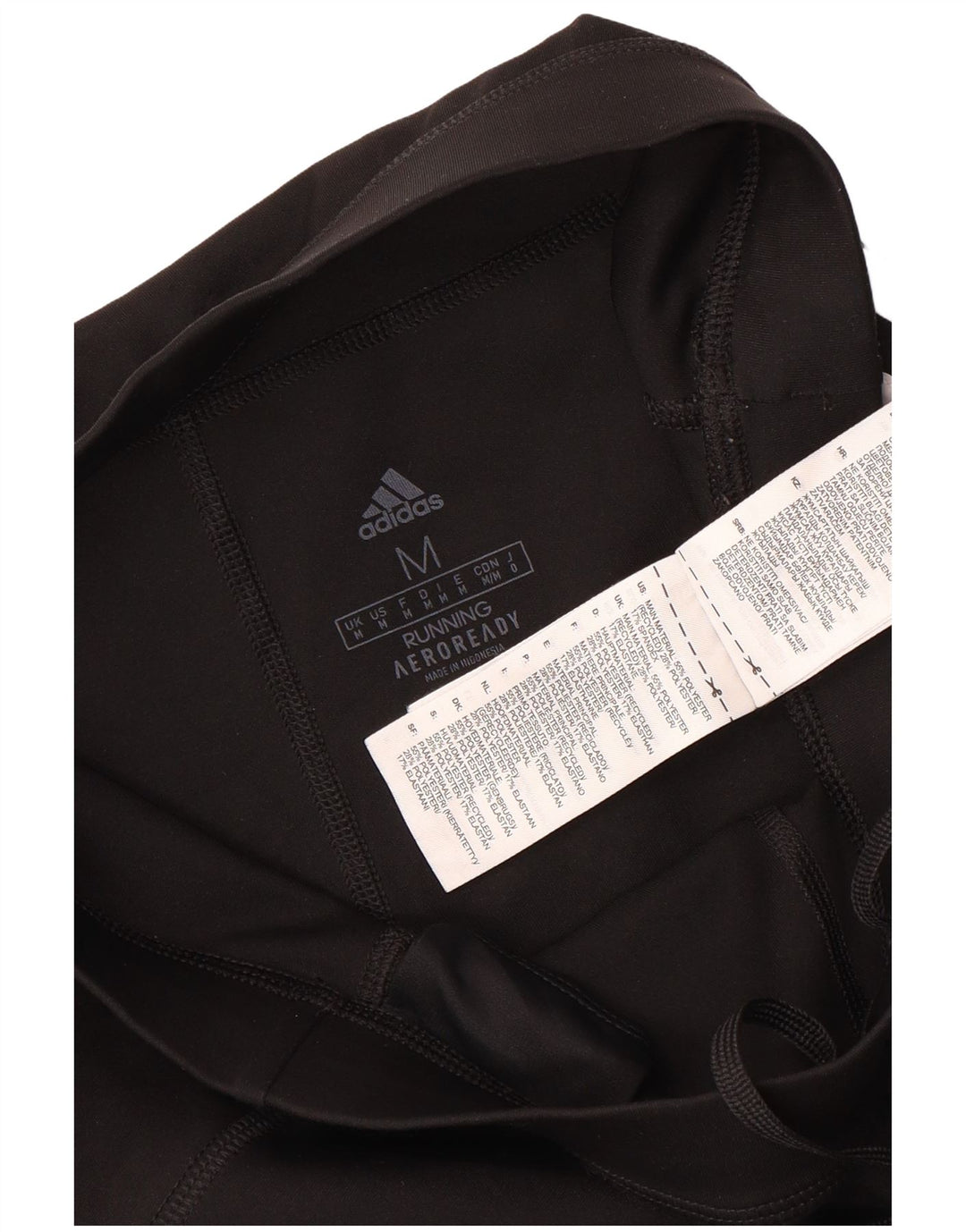 Adidas Damen Aeroready Trainingshose UK 14 Medium Schwarz Polyester