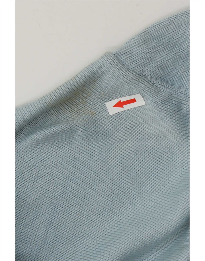 Hugo Boss Herren-Pullover mit Rundhalsausschnitt, XL, blaue Baumwolle