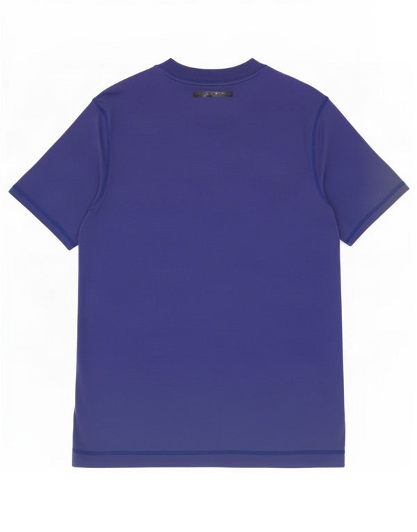 Napapijri Herren Geographic T-Shirt-Oberteil aus mittelvioletter Baumwolle