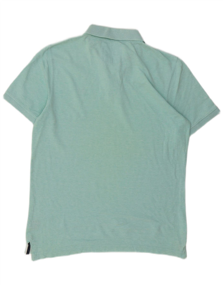 Crew Clothing Herren-Poloshirt aus mittelgrüner Baumwolle