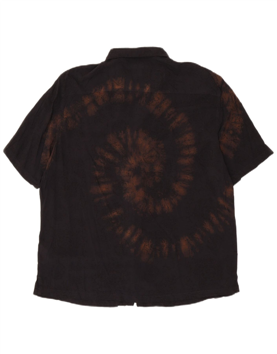 ALL SAINTS Herren Relaxed Fit Kurzarmhemd Medium Black Tie Dye
