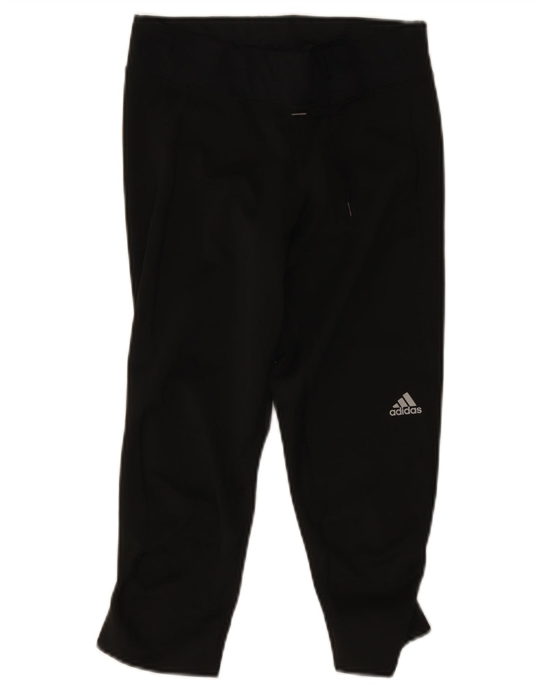 Adidas Damen Climalite Capri Leggings UK 8/10 Small Schwarz Polyester