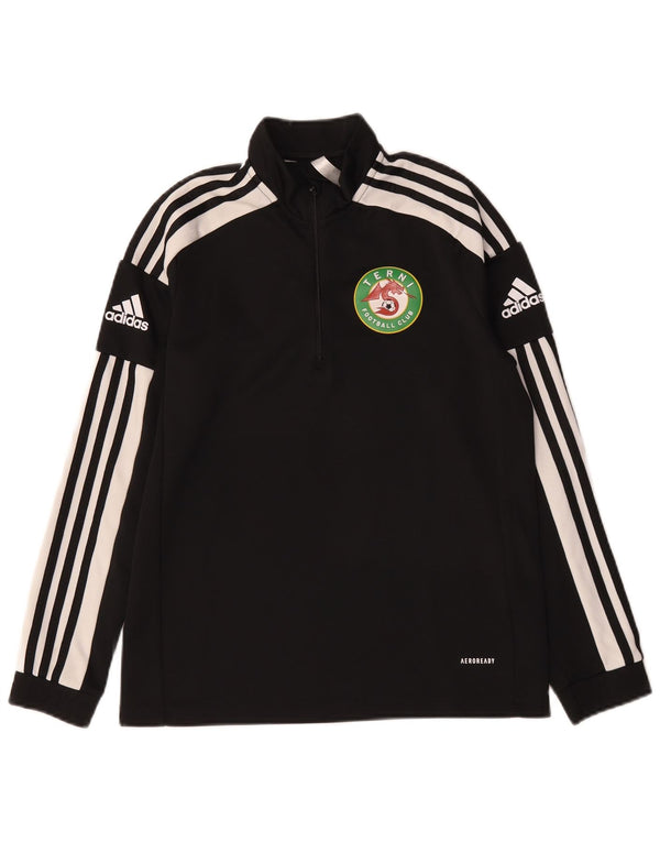 Adidas Jungen Graphic Pullover Trainingsanzug Top 13-14 Jahre Schwarz
