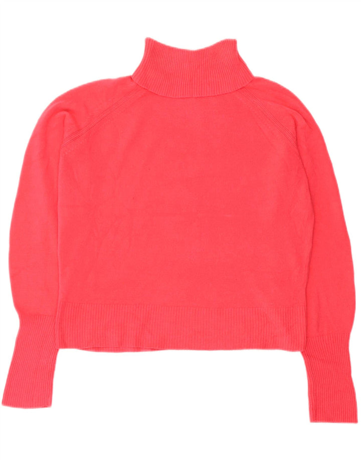 Marks & Spencer Rollkragenpullover für Damen, UK 14, Mittelrosa, Acryl