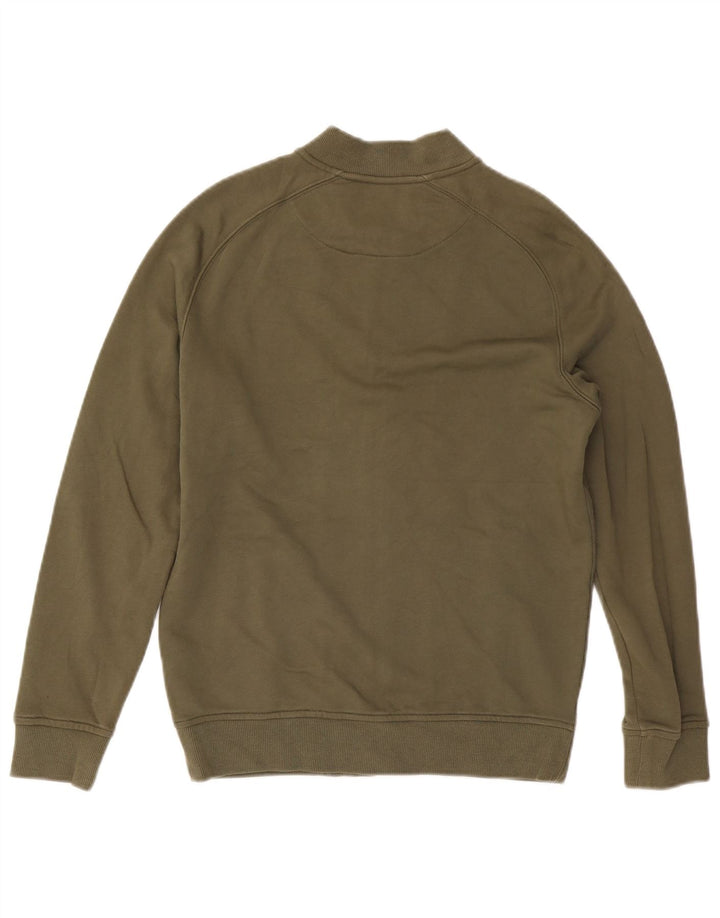 Lyle & Scott Herren-Trainingsanzug-Oberteil, Jacke, Größe S, Khaki, Baumwolle