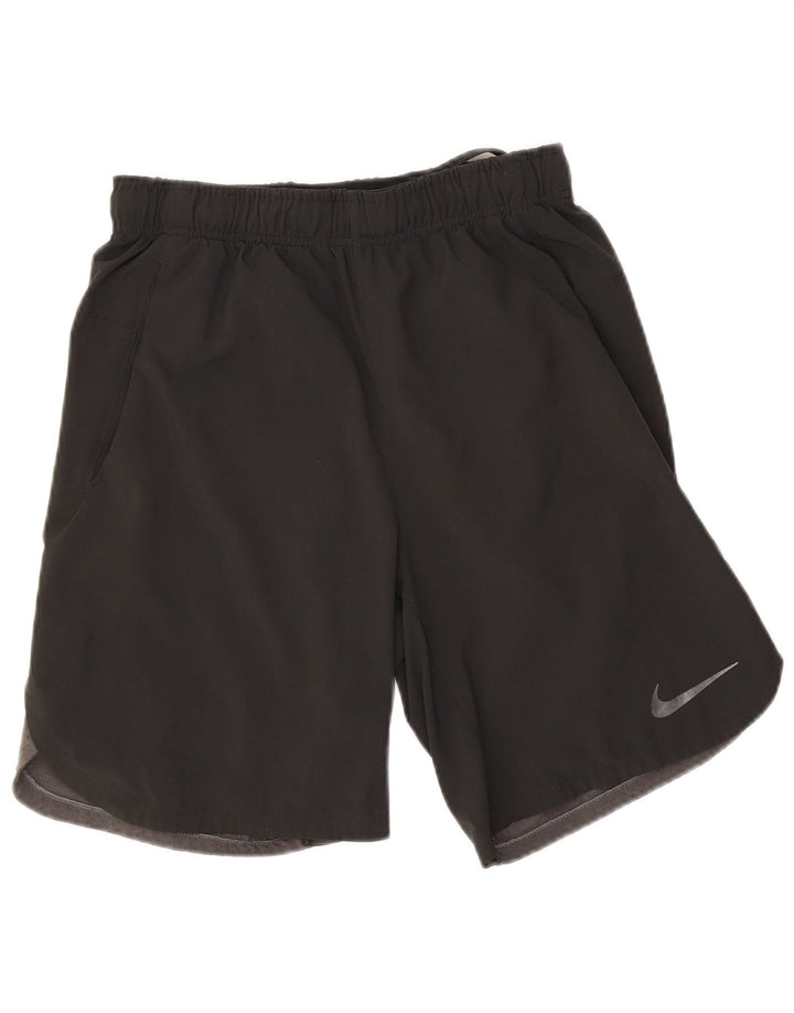 Nike Herren Dri Fit Sportshorts, Größe S, Schwarz, Farbblock-Polyester